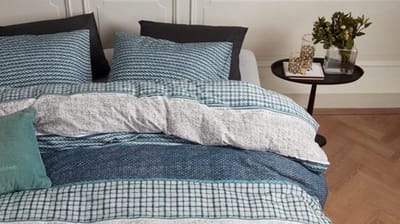 Rivièra Maison - Tailor dekbedovertrek - Tweepersoons - 200x200/220 cm - Groen