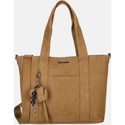 Enrico Benetti Taylor Dames laptoptas - 15 inch - Werktas A4 - Kunstleer - Licht Bruin