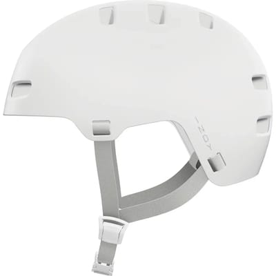 Fietshelm ABUS INDY pure white M - 54-58 cm - wit - Geschikt voor gebruik op elektrische fietsen - stadsfietsen - 390 g