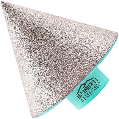 Diamant Fasenboor - Freesboor Tegel - Gaten Bewerken - Vacuüm Gesoldeerd - 0-50 mm - Zilver