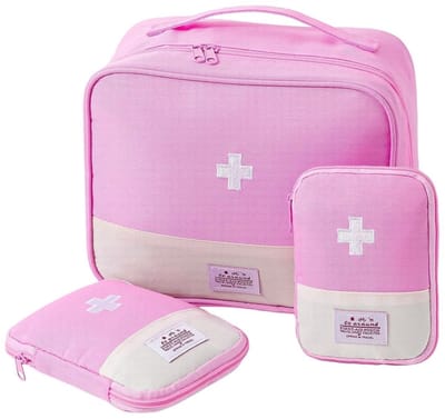 Dailygoods- Kittassen waterdicht - Opbergtassen met rits - Opbergtas Kleding - Draagbare tassen - Set van 3 maten - Geschikt voor reizen en kamperen