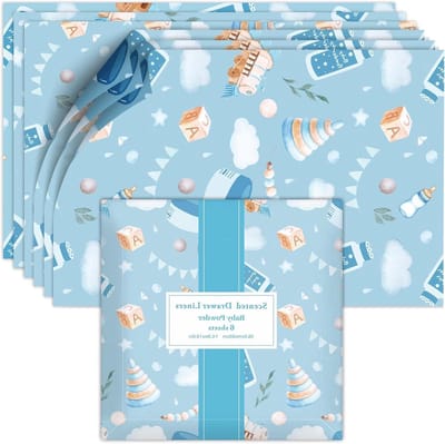 Geurpapier Baby Powder Vers 36,5 x 50 cm - 6 Vellen - Verfrissende geur voor lades en kasten - ShopVlot