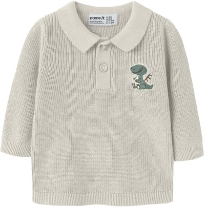 NAME IT - NBMKOLLA LS KNIT POLO - Baby - Cardigans