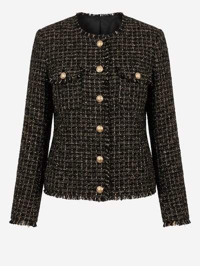 OMBRE Blazer - Regular Fit - Knopen Zwart L