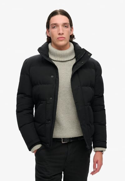 Superdry - Everest korte pufferjas - Heren - Gewatteerde jassen