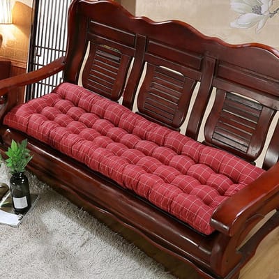 Dikke Zitkussens - Bankkussen Tuin - Comfortabel Zitten - 8 Cm Dik - 53 x 180 cm - Stijl C