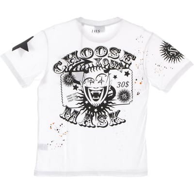 Choose Your Mask Heren T-Shirt Tee Wit