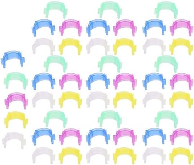 50 Stuks Draadspoelhouder, Transparante Antiknoop Spoelen voor Naai- en Borduurmachines, Ideaal voor Organisatie en Draadbeheer