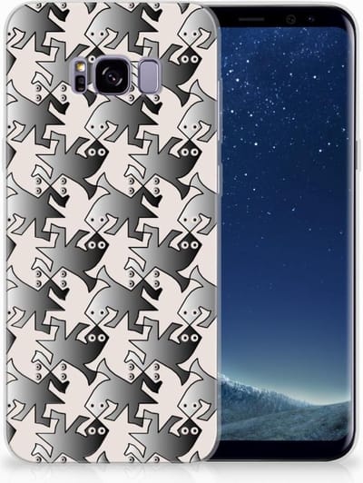 Samsung Galaxy S8 Plus TPU Hoesje Salamander Grey