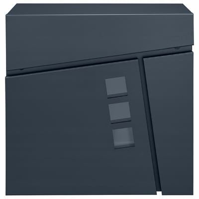 M-TEC TWIST - Brievenbus - Staal Verzinkt - Antraciet - 37cm