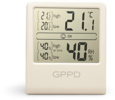 Digitale Hygrometer GPPD wit mat