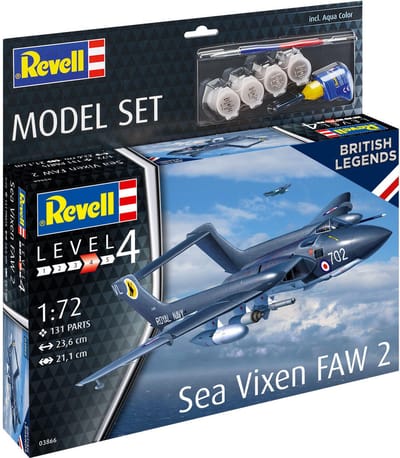 Revell Modelbouwpakket Militaire voertuigen - 63866 Sea Vixen FAW 2 - 70th Anniversary - Model Set Plastic - 1:72 - Modelbouw