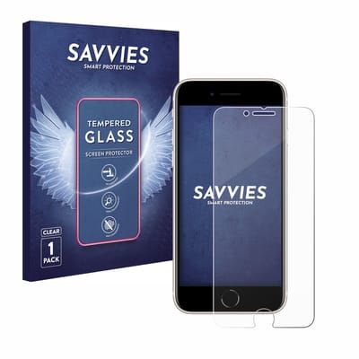 Savvies - Glas Screenprotector voor Apple iPhone SE 3 2022 - Gehard Beschermglas 9H