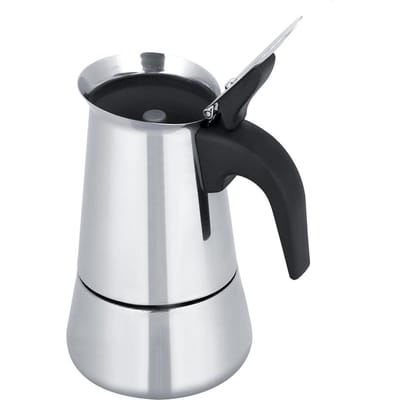 Cafetière Moka Espresso en Acier Inoxydable Portable (300ml) gray