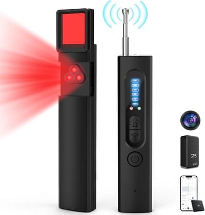 Bug Detector - Verborgen Camera Detector - Anti Spy Camera - Anti Verborgen Camera - GPS Tracker Vinder - Draadloze Camera Detector - Persoonlijke Beveiliging