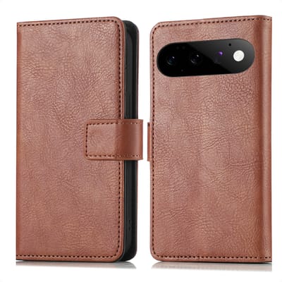 imoshion Hoesje - Geschikt voor Google Pixel 11 / 11 Pro - Luxe Bookcase - Bruin