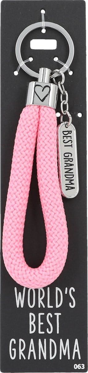 Depesche - Sleutelhanger "Do not forget me!" - motief 063 met de tekst "Best Grandma"
