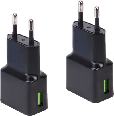 2x usb Adapter 15w Fast Charge - Oplader voor Galaxy A32 5G (2021), A52, A52s, A72 (2021), A53 5G, A33 5G, A73 5G (2022), A14, A34 5G, A54 5G (2023), A15 4G/5G, A25 5G, A35 5G, A55 5G (2023�2024), A16 4G/5G (2024)