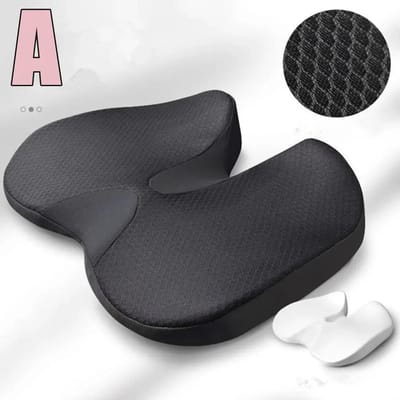 Kussen Antislip Orthopedisch Traagschuim Prostaatkussen voor Stuitbeen Ischias Rugpijnverlichting Comfort Stoel Autostoel 45x35x5cm