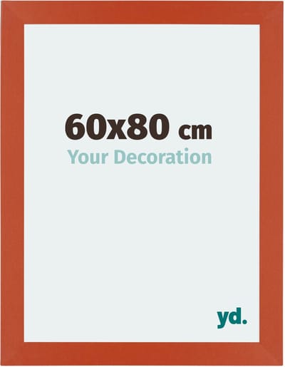 Your Decoration - Fotolijst 60x80 cm - MDF - Oranje - Mura