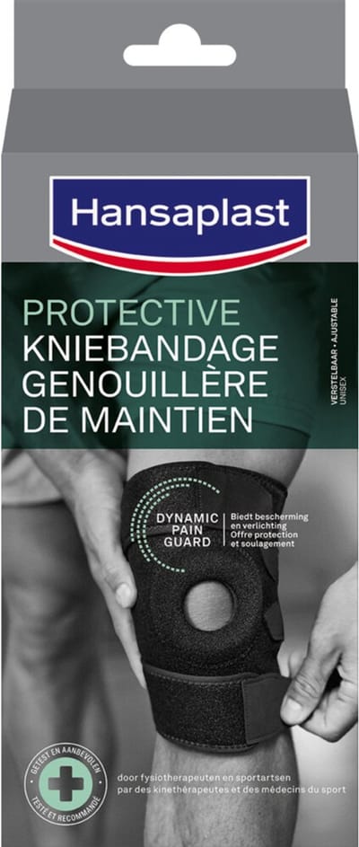 Hansaplast Sport Verstelbare Neopreen Kniebandage - 2 x - Voordeelverpakking