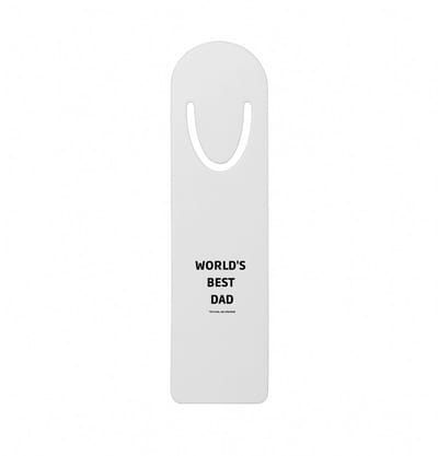 Hacebo® - world's best dad It's true we checked metalen boekenlegger - Papa - werelds beste vader - vader cadeautjes - vaderdag - verjaardag - geschenk - kado - vader artikelen Bladwijzer boekenleggers - 12.7 cm x 3.2cm