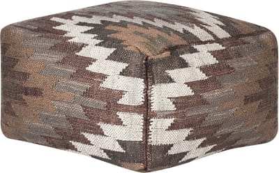 DEEPOR - Poef - Beige - Jute