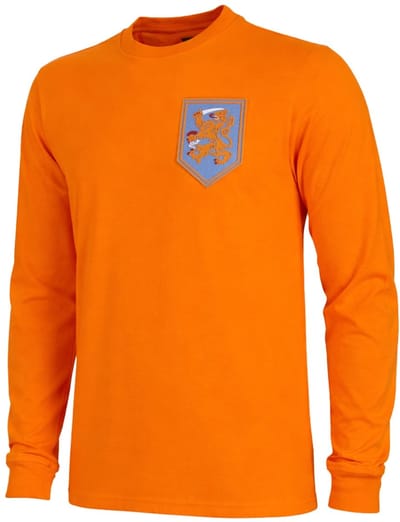 COPA Football - Holland 1966 - Retro Voetbalshirt - Heren - Lange mouw - S - Oranje