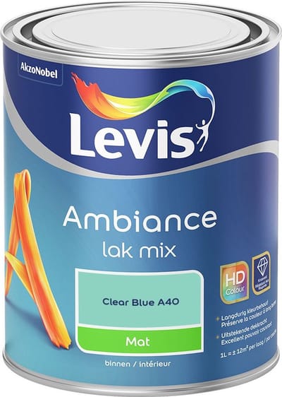 Levis - Ambiance Lak Mat Mix - Clear Blue A40 - Mengverf - 1 L