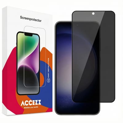 Accezz Screen Protector - Geschikt voor Samsung Galaxy S22 / S23 - Gehard Glas Privacy Screenprotector