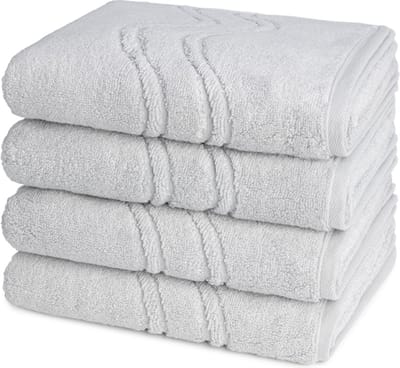 Ross Dames en Heren 4 X handdoek - per set Cashmere feeling