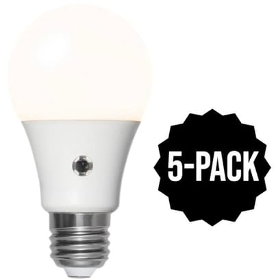 Lamp met schemersensor - 8.2W - set van 5