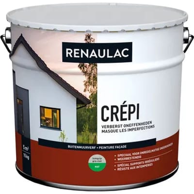 Renaulac Sierpleister Voor Gevels Mat Lichtgrijs 15kg