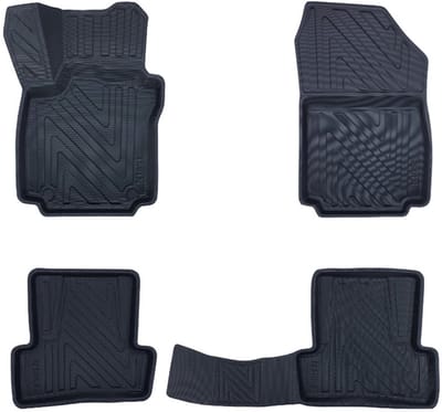 Rubbermatten Renault Clio IV 2012-2019 (complete set) - Premium carbonlook