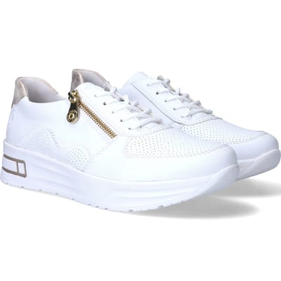 Rieker Sneakers - Dames - Wit - Maat:38
