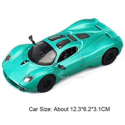 1:36 Pagani Huayra Zonda Utopia Supercar Model Speelgoed Legering Diecast Mini Toyota Land Cruiser Deuren Geopend Terugtrekken Voor Kinderen Cadeaus