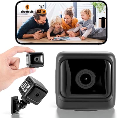 Mini Bewakingscamera - HD Camera - Binnen Bewaking - 8 Uur Standby - 1080p HD - Zwart