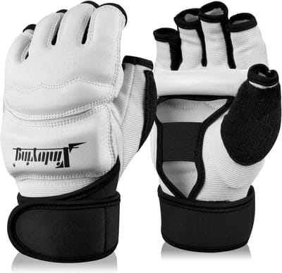 Bokshandschoenen - Trainingshandschoenen MMA - Krachtige Training - Verstelbare Polsband - Maat S - Wit