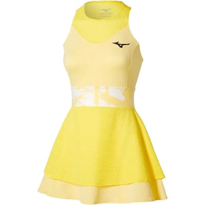 Mizuno Daybreakers Mouwloze Jurk Geel XS Vrouw