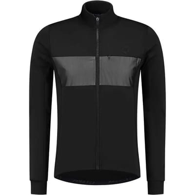 Rogelli Attq Heren Winter Fietsjack - Winddicht - Zwart/Grijs