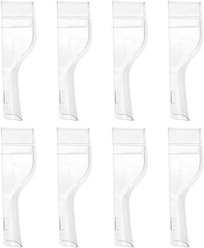 Tandenborstelkapjes - Opzetkapjes Beschermers - Reizen en Beschermen - Lichtgewicht Duurzaam Plastic - 8 Stuks - Transparant
