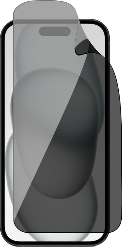 Privacy Screenprotector geschikt voor iPhone 15 - 1x FlexGuard Screen Protector