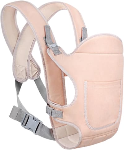 Babydraagzak - Draagdoek Baby - Stedelijk Reizen - Verstelbare Riem - 35 x 23 x 6.5 cm - Roze