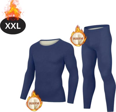 Nivard Thermokleding Heren - Thermobroek - Thermoset - Thermolegging - Winter - Thermoshirt - Donkergrijs -