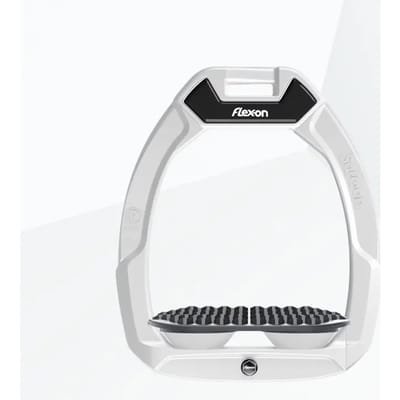 Veiligheidsstijgers voor endurance paardrijden Wit/Grijs/Wit Flex-On Safe-On