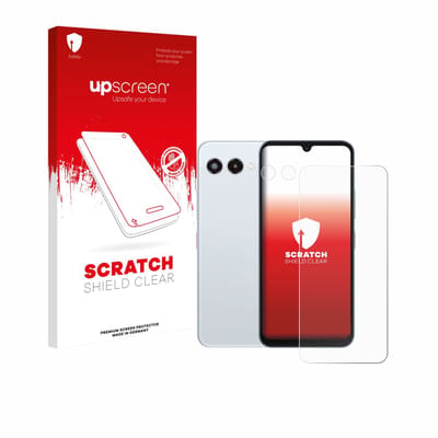 upscreen - Screenprotector voor Telekom T Phone 3 (Voor+Camera) - Folie Beschermfolie transparant