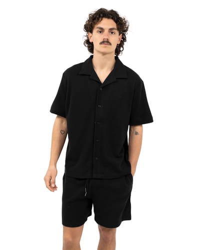 Cotton Waffle Polo