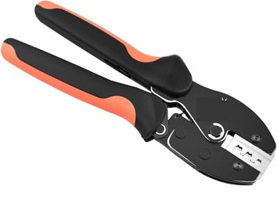 Zonnepaneel Krimptang - MC4 Tang Ratel - Solar Installatie - Precisie Krimp - 2.5-6 Mm2 - Zwart