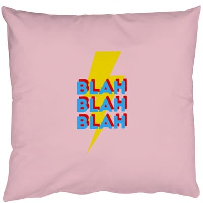 Sierkussens - Kussentjes Woonkamer - 50x50 cm - Blah - Bliksem - Roze