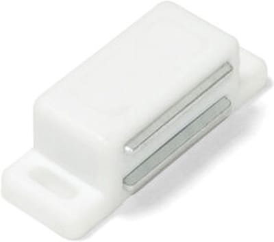 Magnetisch slot overlay, 3,2 kg, staal en kunststof, wit kunststof per 100 stuks
